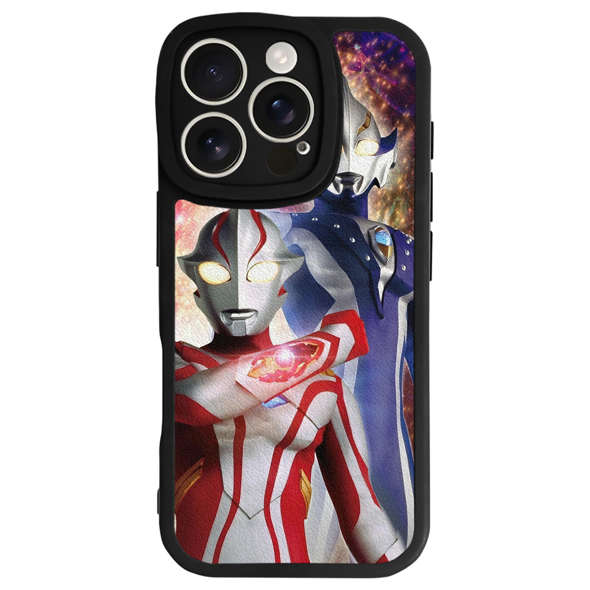 （画像用） ウルトラマン Ultraman 【iPhone 16シリーズ対応】シリコンスマホケース（レザー調） 材質：シリコン